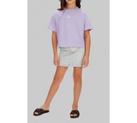 Calvin Klein Girls Logo Boxy T-shirt Soft Lavender Größe: 12 | T-Shirts Outlet | kids