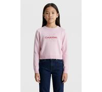 Calvin Klein Girls Monologo Sweater Pearly Pink Größe: 14 | Strickjacken Outlet | kids | Rosa