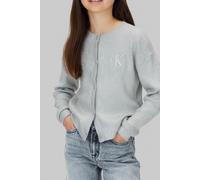 Calvin Klein Girls Silver Coated Cardig Silver Größe: 14Y | Strickjacken Outlet | kids | Grau