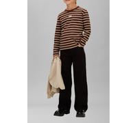 Calvin Klein Girls Stripe L/s T-shirt Legacy Brown/white Gray Größe: 14 | T-Shirts Outlet | kids | Grau