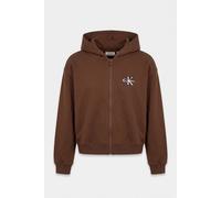 Calvin Klein Girls Terry Monologo Zip-up Rocky Road Größe: 14 | Sportbekleidung Outlet | kids
