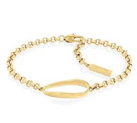 Calvin Klein Gliederarmband für Damen Kollektion PLAYFUL ORGANIC SHAPES Gelbgold - 35000358