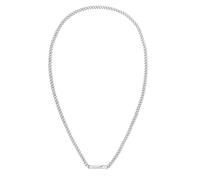 Kette mit Anhänger CALVIN KLEIN "Schmuck Edelstahl Halsschmuck Halskette Panzerkette ICONIC ID" Halsketten Gr. Edelstahl, Länge: 61 cm, silberfarben (edelstahlfarben) Herren Ketten mit Anhänger (79052222-0)