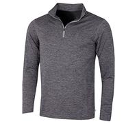 Calvin Klein Golf Herren Harlem 1/4 Zip Pullover - Grau Marl - L