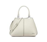 Calvin Klein Granit Geometric Satchel - 2 in 1, veganes Leder, 2 Taschen, Cherub White Micro Stud, Einheitsgröße