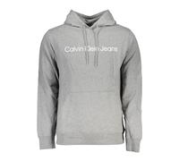 Calvin Klein Grigio Baumwoll-Herren-Sweatshirt XL