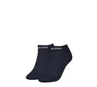 Calvin Klein Damen Sneaker Calvin Klein Gripper Women's Liner Socks 2 Pack, Navy, Einheitsgröße