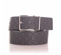 Calvin Klein Gürtel für Herren aus Kunstleder, 01o - Black Smooth/Tonal Mono, S