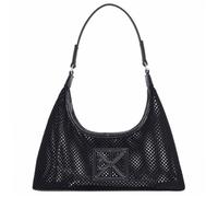 Calvin Klein Henkeltasche Emblem Mesh Shoulder Bag black