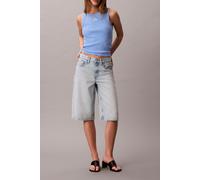 Calvin Klein Heritage Label 2x2 Tank Top Blue Descent Größe: M | Tanktops Outlet | Damen | Blau