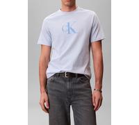 Calvin Klein Hero Monologo T-shirt Breezy Blue Größe: M | Basic T-Shirts Outlet | Herren | Blau