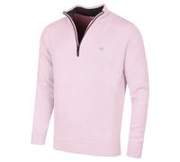 Calvin Klein Herren 1/2 Zip CK Golf Pullover - Rosa - XL