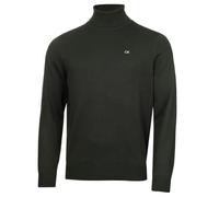 Calvin Klein Herren 2025 CK Rollkragenpullover aus Rippstrick, strapazierfähig, Forest, XL