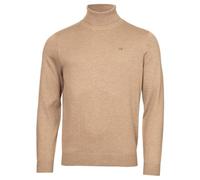 Calvin Klein Herren 2025 CK Rollkragenpullover aus Rippstrick, strapazierfähig, Oat Marl, XXL