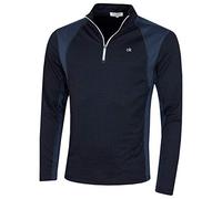 Calvin Klein Herren 2026 Micro Grid CK 1/2 Zip Mid Layer Baselayer