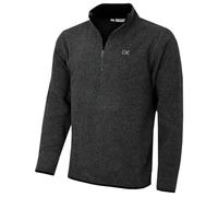 Calvin Klein Herren 2026 Polar Fleece 1/2 Zip Golfpullover - Kohle-Mergel - XL