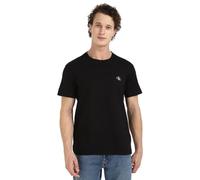 Calvin Klein Herren 2er Pack T-Shirts Kurzarm Monologo aus Baumwolle, Mehrfarbig (Ck Black/India Ink), XXS