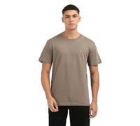 Calvin Klein Herren 2er Pack T-Shirts Kurzarm Monologo aus Baumwolle, Mehrfarbig (Falcon/Bright White), M
