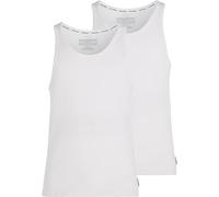Calvin Klein Herren 2er Pack Tank Tops Slim Fit, Weiß (White), XL