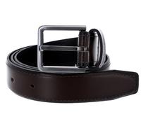 Calvin Klein Herren 30mm Brogue Bombed Belt Gürtel, Braun (Dark Brown Gue), 85 (Herstellergröße: 95)