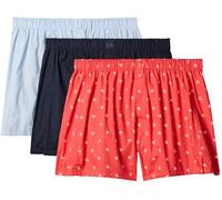 Calvin Klein Herren 3er Pack Boxershorts aus Baumwolle, Mehrfarbig (Shoreline/Diamond Logo Punch Pink/B), M