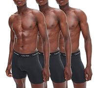 Calvin Klein Herren 3er Pack Boxershorts Briefs Boxer Brief Stretch, Schwarz (Black W Black Wb), M