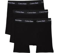 Calvin Klein Herren 3er Pack Boxershorts Briefs Boxer Brief Stretch, Schwarz (Black W. Black Wb), S