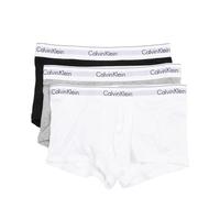 Calvin Klein 3-er Set Low Rise Trunks Schwarz, Grau & Weiß