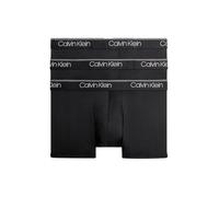 Herren Boxershorts Calvin Klein Low Rise Trunk Microfiber Stretch 3P - black L