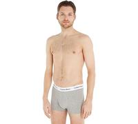 Calvin Klein Herren 3er Pack Boxershorts Low Rise Trunks Unterwäsche, Grau (Grey Heather), XS
