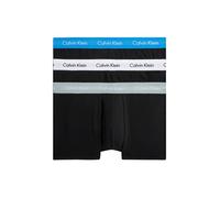 Calvin Klein Herren 3er Pack Boxershorts Low Rise Trunks Unterwäsche, Schwarz (B-Grey Heather, Wht, Palace Blue Wb), S