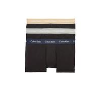 Calvin Klein Herren 3er Pack Boxershorts Low Rise Trunks Unterwäsche, Schwarz (B-Shoreline/ Clem/ Travertine Wb), S