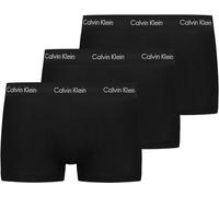 Calvin Klein Herren 3er Pack Boxershorts Low Rise Trunks Unterwäsche, Schwarz (Black W. Black Wb), L