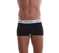 Calvin Klein Herren Boxershorts Low Rise TRUNK, 3er Pack U2664G, Ohne Eingriff, Mehrfarbig ( Mehrfarbig (998 White, Red Ginger, Pyro Blue) ) - Small