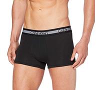 Calvin Klein Herren 3er Pack Boxershorts Trunks Baumwolle mit Stretch, Schwarz (Black), S