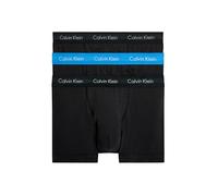 Calvin Klein Herren 3er Pack Boxershorts Trunks Unterwäsche, Schwarz (B-Grey Heather, Wht, Palace Blue Lg), S