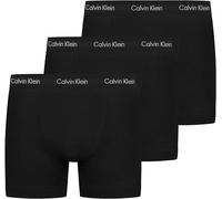 Calvin Klein Herren 3er Pack Boxershorts Trunks Unterwäsche, Schwarz (Black W Black Wb), L