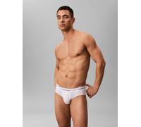 Slip mit elastischem Label-Bund im 3er-Pack L men Weiss