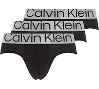 Calvin Klein Herren 3er Pack Hip Briefs Unterhosen Baumwolle mit Stretch, Schwarz (Black), XXL