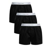 Calvin Klein Herren 3Er-Pack Schmale Boxershorts Mit Icon-Print, Black/White