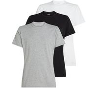 Calvin Klein crewneck-t-shirt 3er-set - schwarz, weiß, grau XS