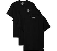 Calvin Klein Herren-T-Shirt Icon Stretch – 3er Pack, Kurzarm, Rundhals, Mikrofaser, Schwarz 3XL