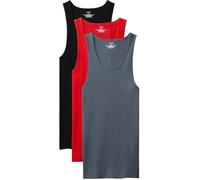 Calvin Klein Herren 3er Pack Tank Tops aus Baumwolle, Mehrfarbig (Turbulence/Adrenaline Rush/Black), M