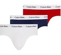 Calvin Klein Underwear Hüfte Badeslip 3 Einheiten S White / Red Ginger / Pyro Blue (Herstellerartikelnummer: 0000U2661G-I03-S)