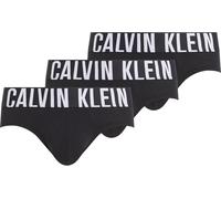 Calvin Klein Herren Slips NB3607A-UB1 - 3er Pack Baumwolle, schwarz, Größe S