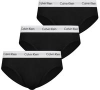 Calvin Klein Herren 3er Pack Unterhosen Hip Briefs Unterwäsche, Schwarz (Black), M
