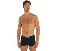 Calvin Klein Herren 5er Pack Boxershorts Low Rise Trunks Baumwolle mit Stretch, Schwarz (Black W Black Wb), S