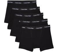 Calvin Klein Herren 5er Pack Boxershorts Trunks Baumwolle mit Stretch, Schwarz (Black W Black Wb), S