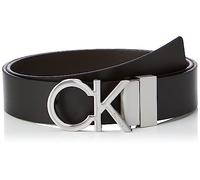 Calvin Klein - Gürtel Unisex Adj/Rev Ck Metal 35Mm Black-Dark Brown Schwarz, 105 CM