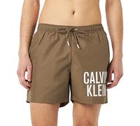 Calvin Klein Herren Badehose Medium Drawstring Lang, Braun (Nettle), M